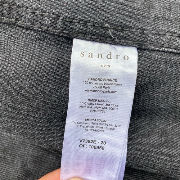 SANDRO PARIS DENIM JACKET - Picture 3 of 4